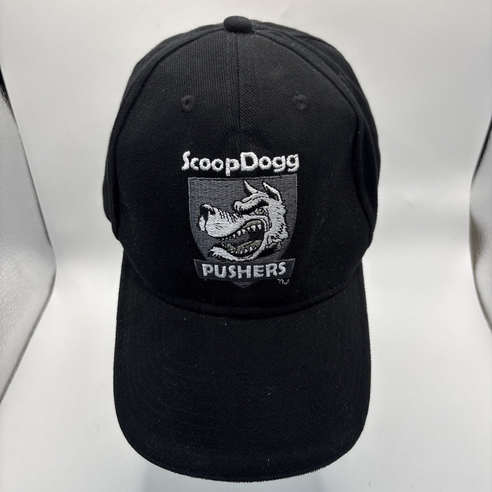 Scoop Dogg Pushers Snowplow Hat Cap Black Adjustable‎ Buyers Products Company